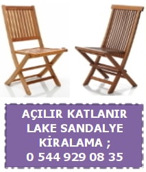 Kocaeli açılır katlanır lake sandalye kiralama