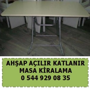 Kocaeli ahşap açılır katlanır masa kiralama