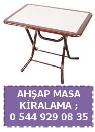 Kocaeli ahşap masa kiralama