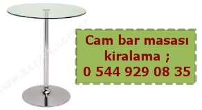 Kocaeli cam bar kokteyl masası kiralama