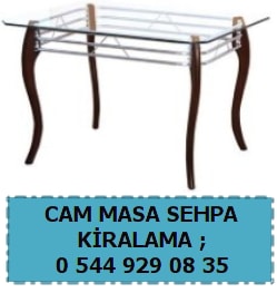 Kocaeli cam masa sehpa kiralama