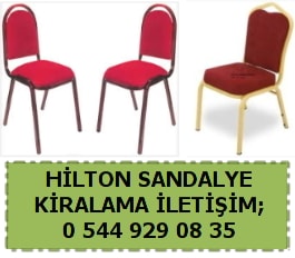 Kocaeli hilton sandalye kiralama
