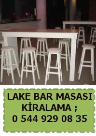 Kocaeli lake bar masası sandalyesi kiralama