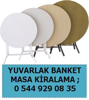 Kocaeli yuvarlak banket masa kiralama
